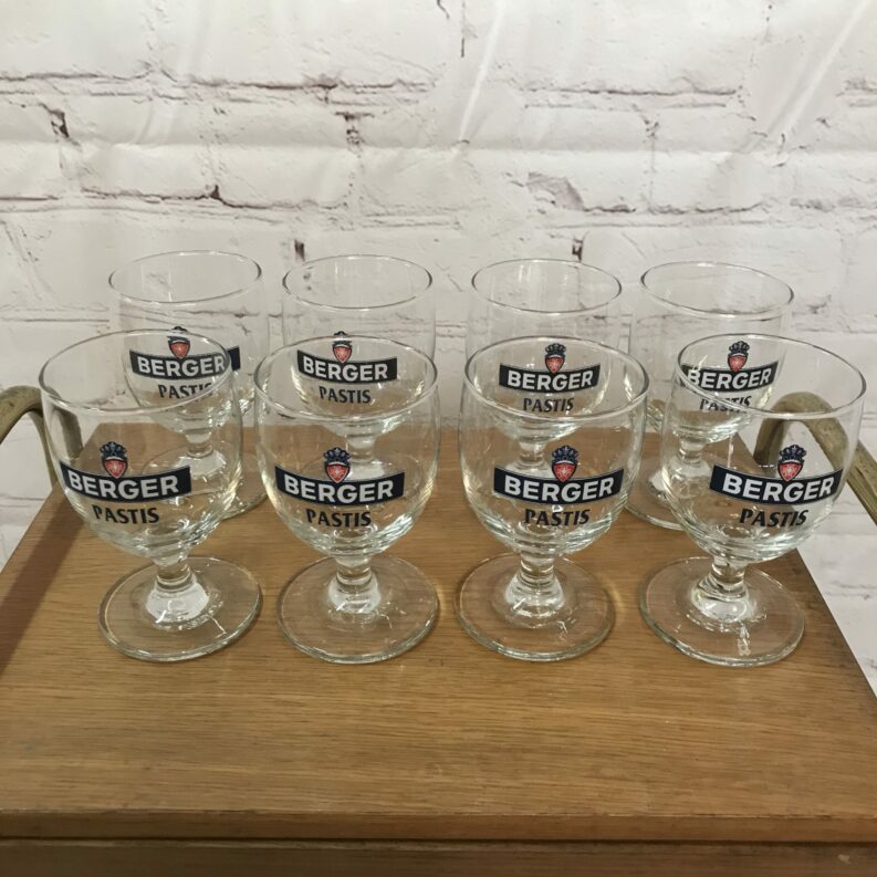 8 verres berger pastis