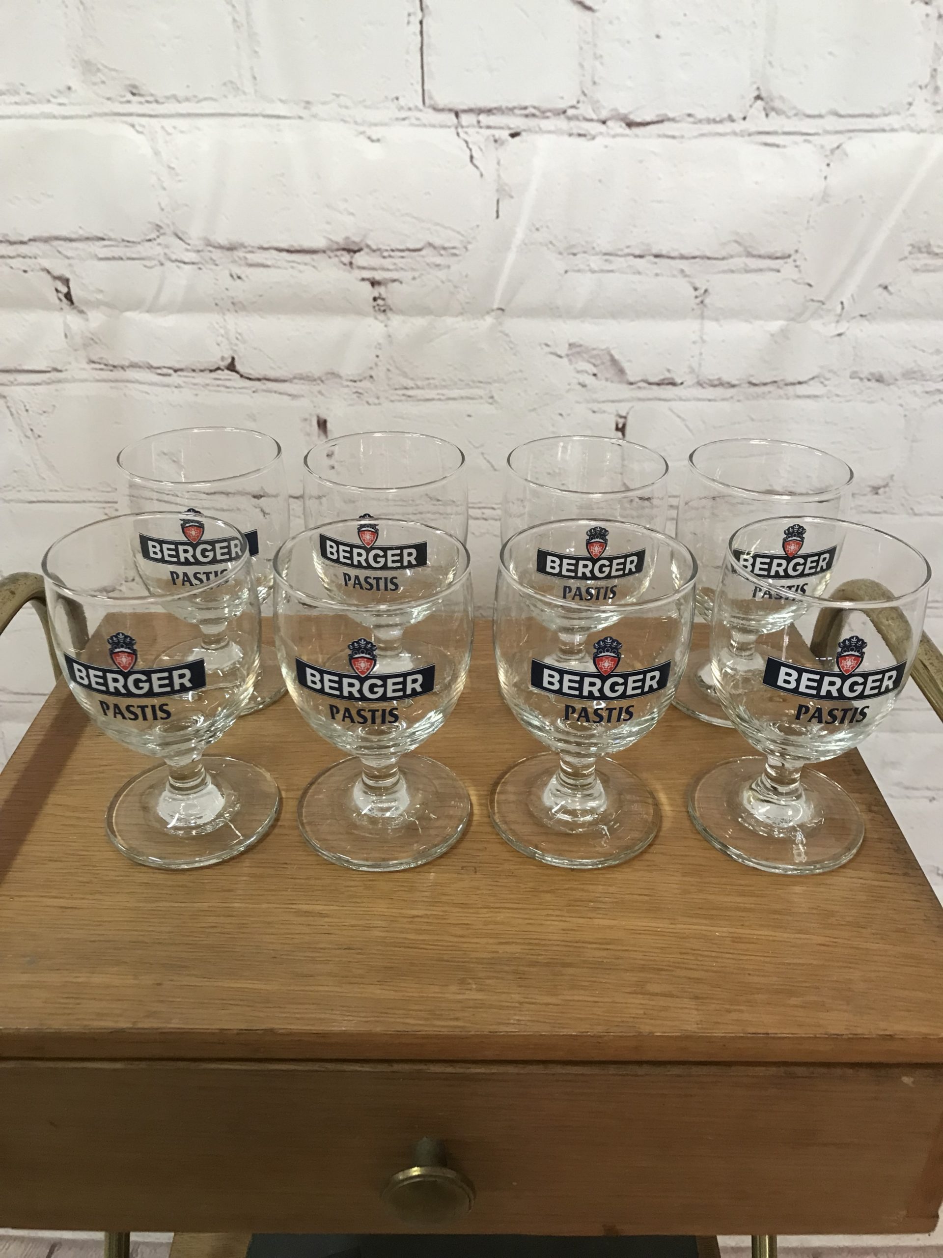 Lot de 4 verres à Pastis 51 vintage – Hello Broc