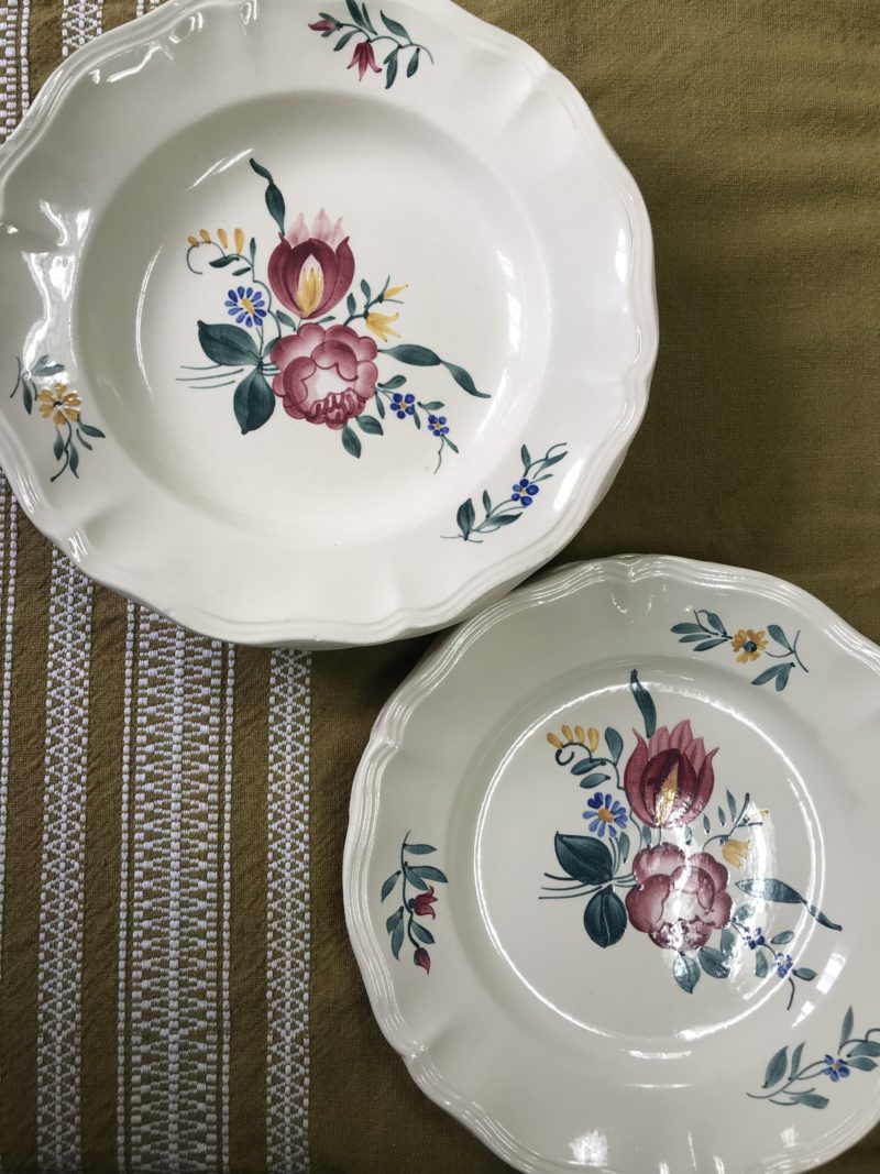 assiettes Sarreguemines Yann