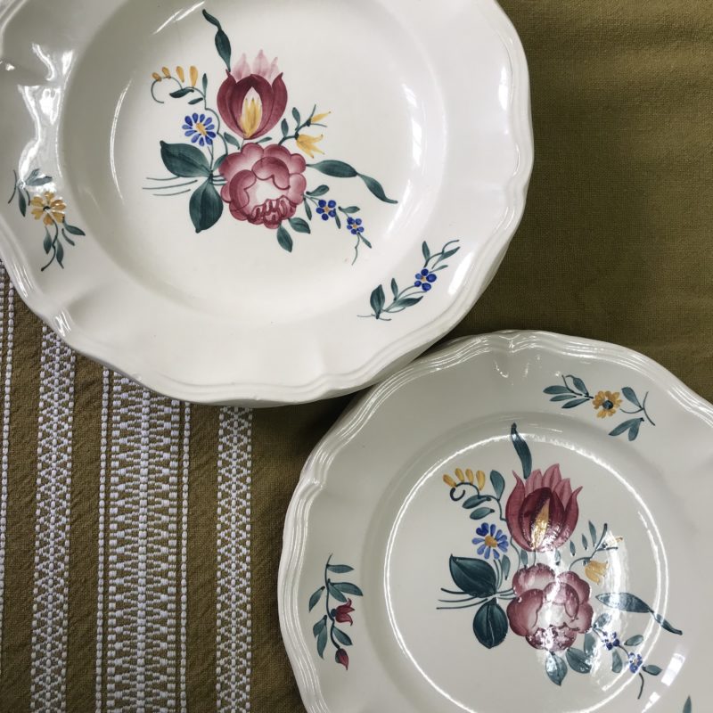 assiettes Sarreguemines Yann