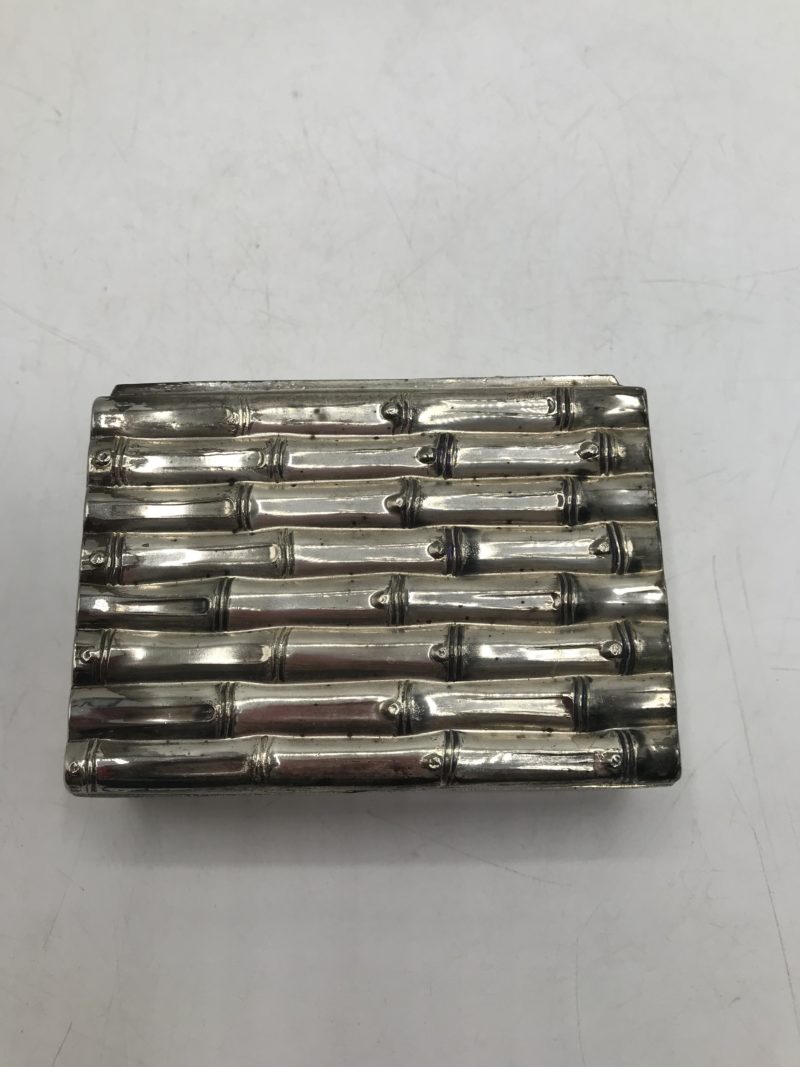 Lot de 2 Boites à bijoux en métal argenté – Image 3