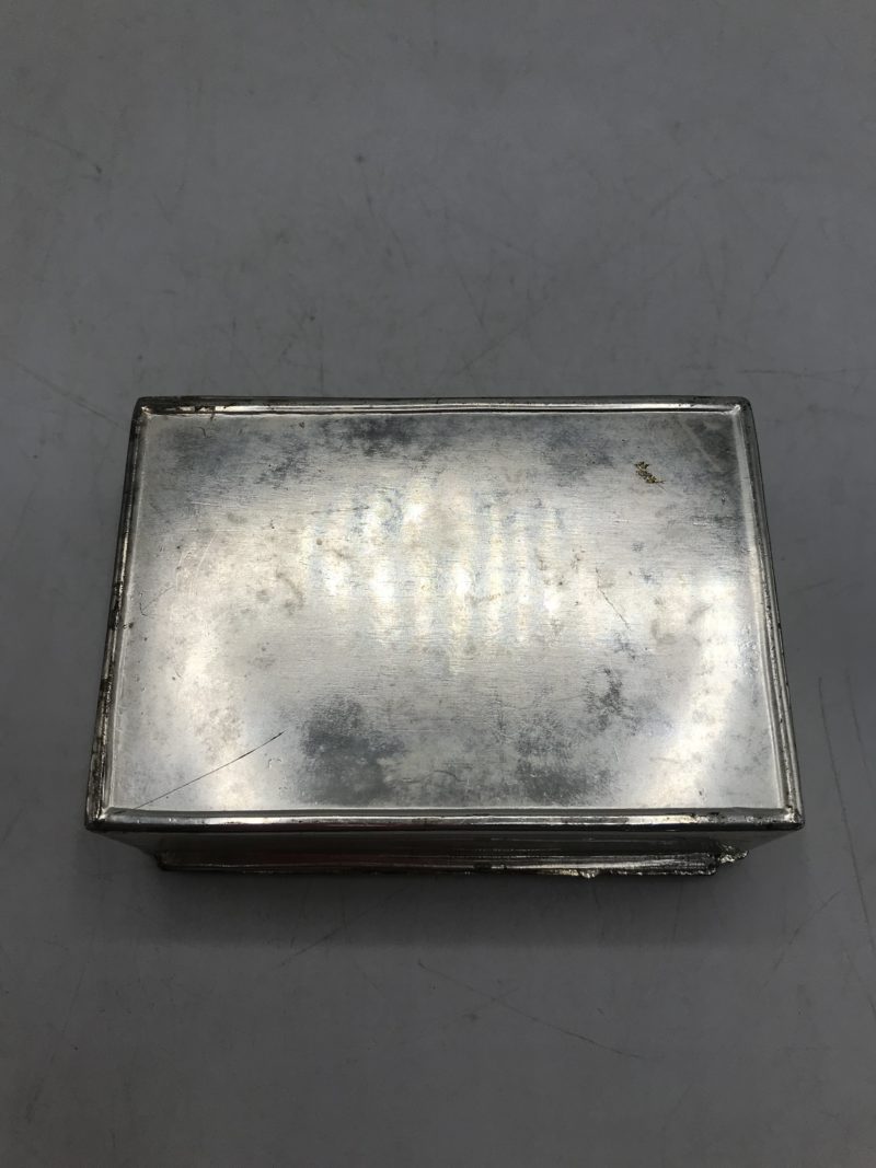 Lot de 2 Boites à bijoux en métal argenté – Image 4
