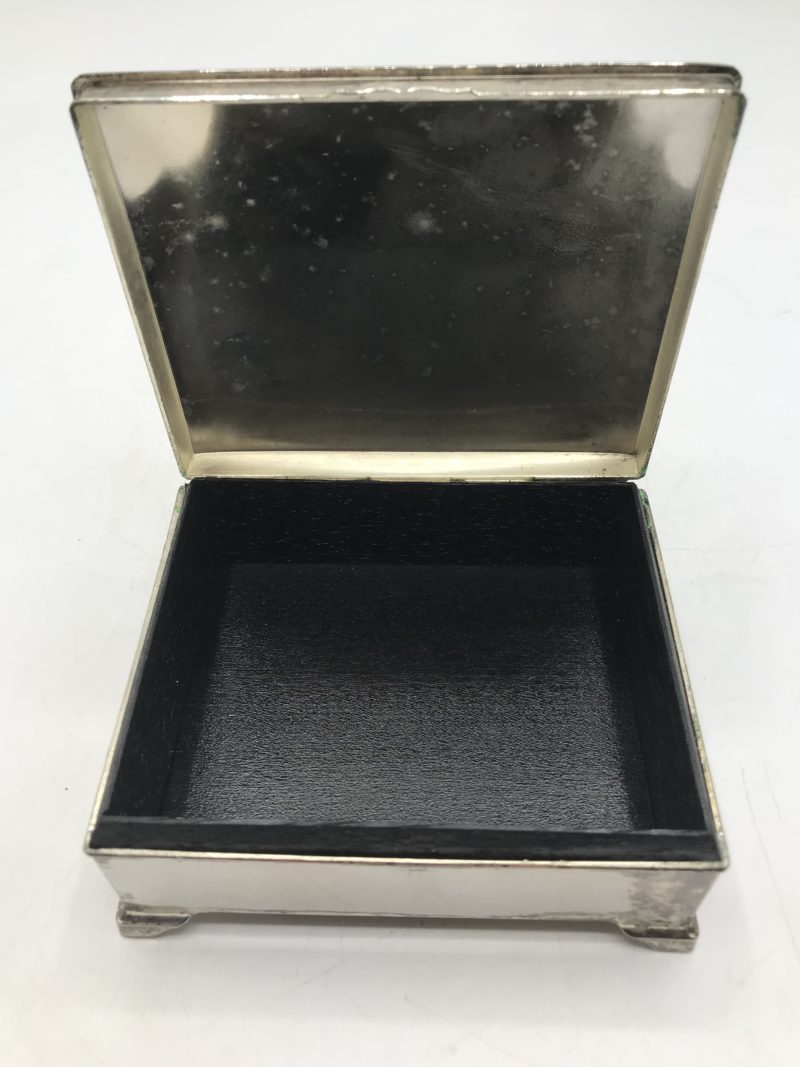 Lot de 2 Boites à bijoux en métal argenté – Image 6