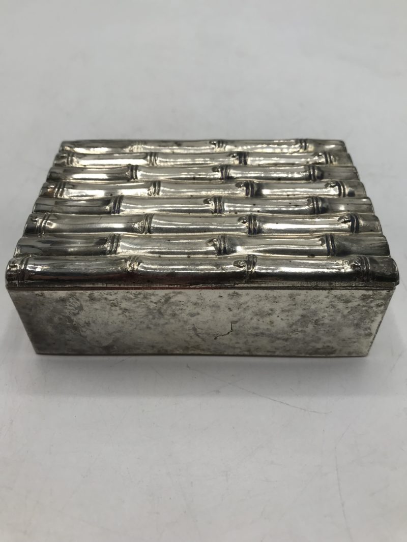 Lot de 2 Boites à bijoux en métal argenté – Image 8