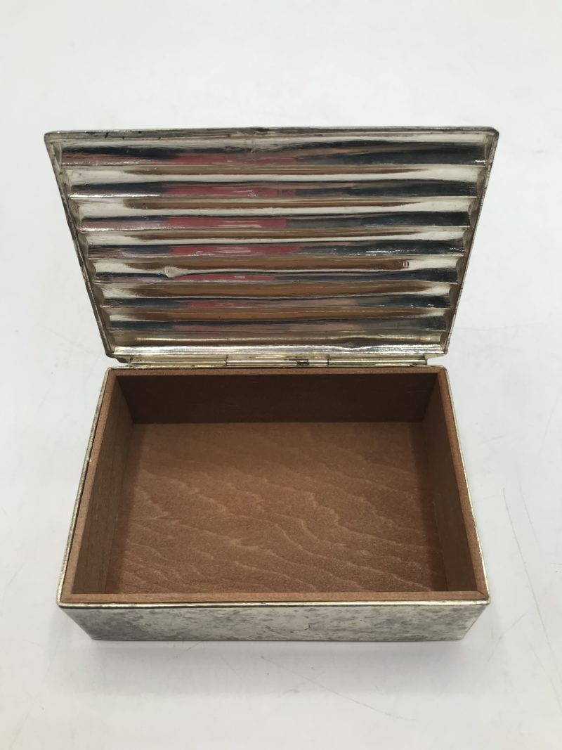 Lot de 2 Boites à bijoux en métal argenté – Image 9
