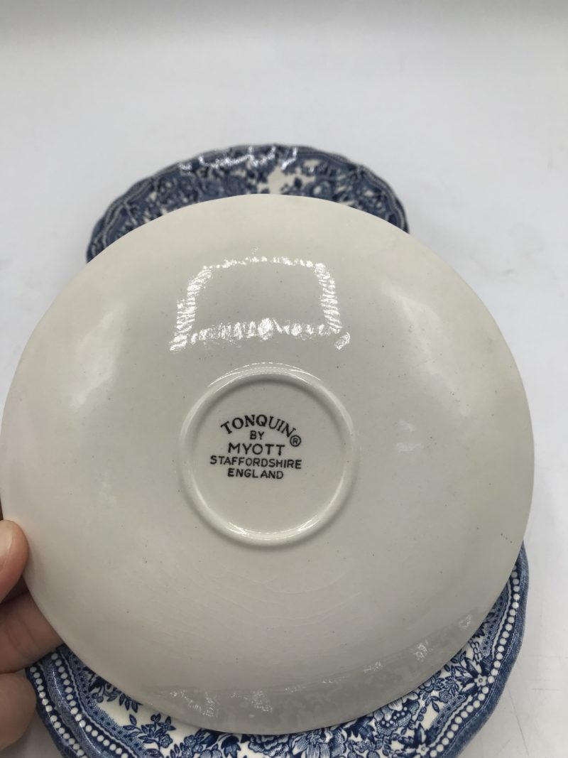 Lot de 6 assiettes à petit déjeuner Staffordshire England – Image 3