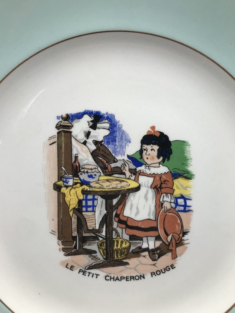 Service 12 assiettes et 1 plat de service St Amand 1930 – Image 13