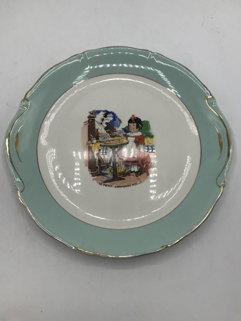 Service 12 assiettes et 1 plat de service St Amand 1930 – Image 4