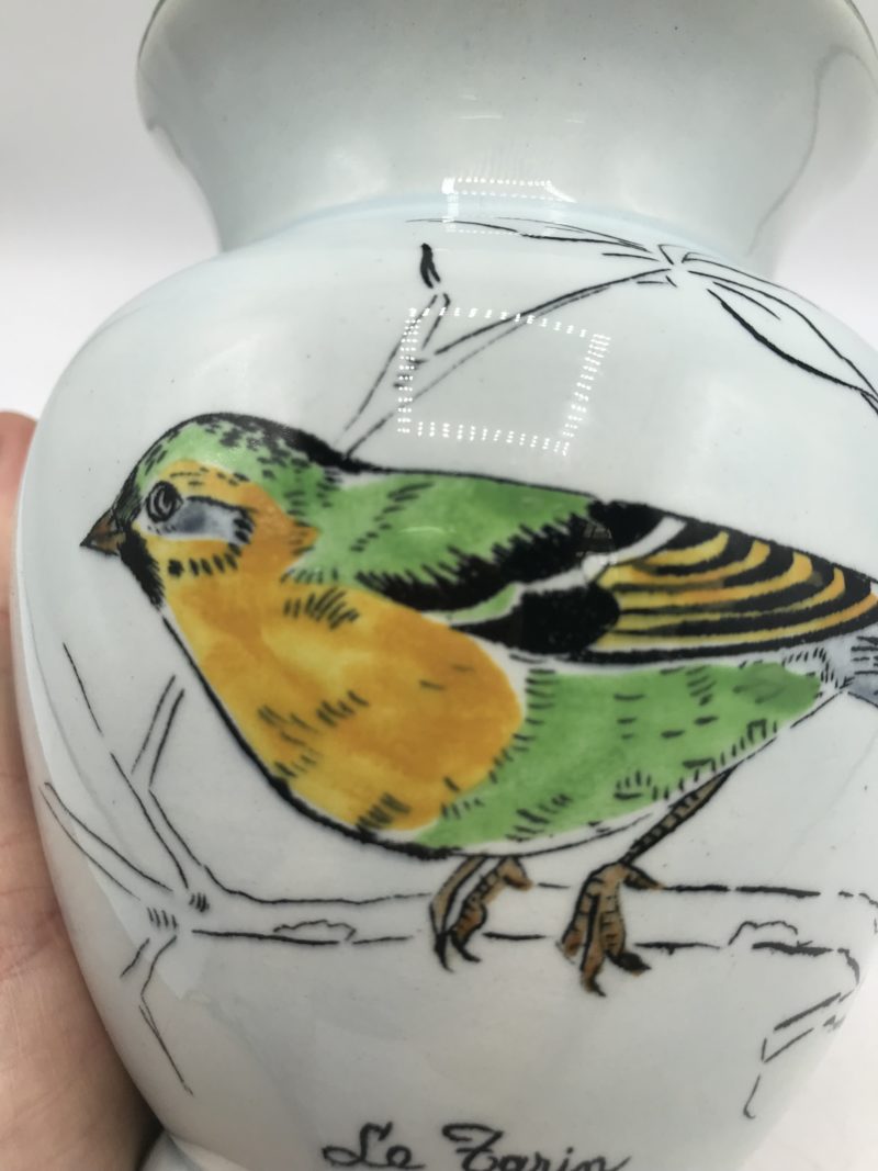 vase Gien oiseaux