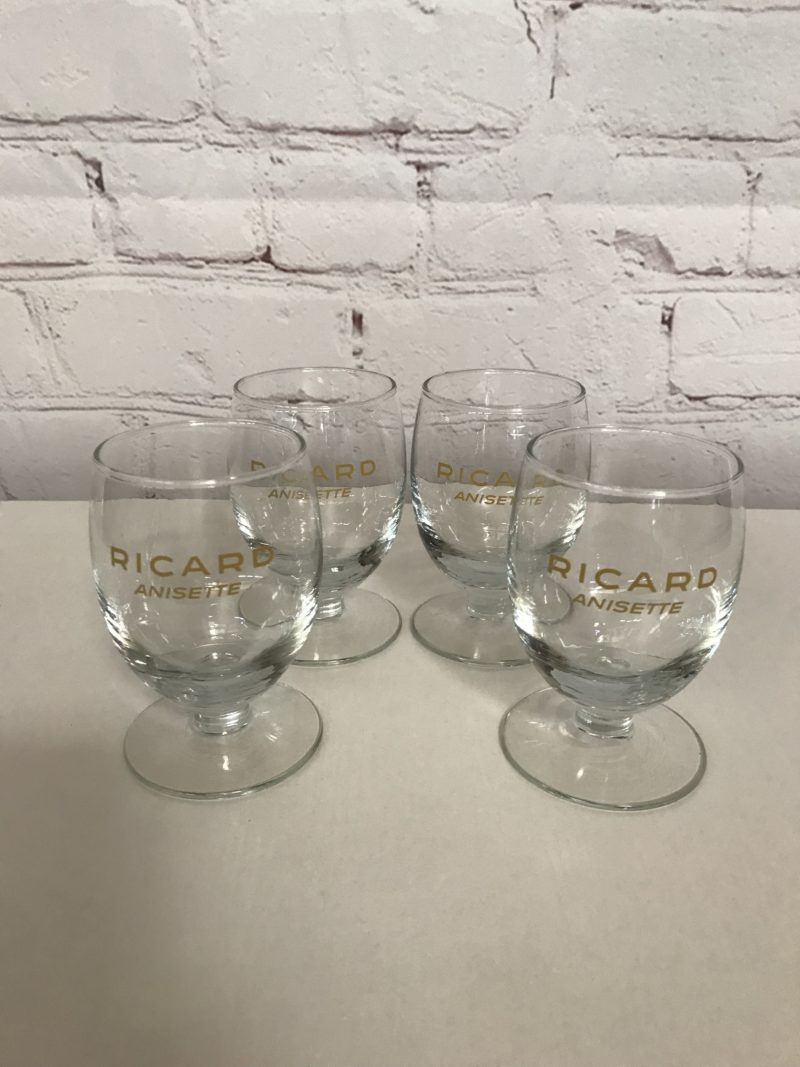 verres Ricard anisette