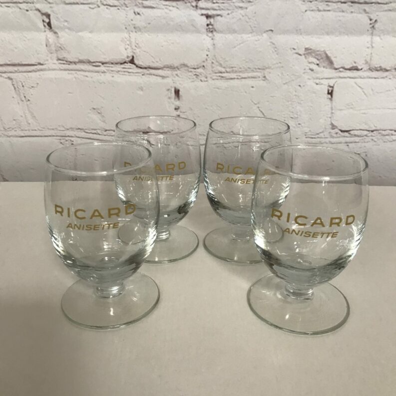 verres Ricard anisette