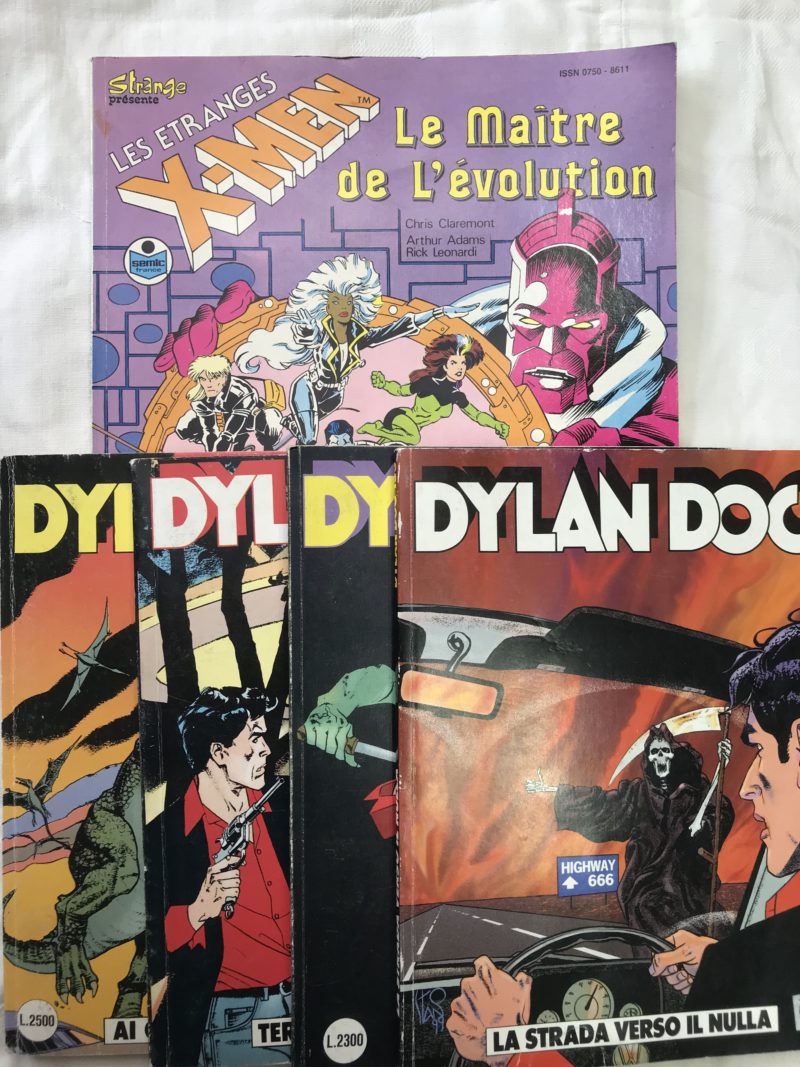 lot de 5 bd x-men dylan dog