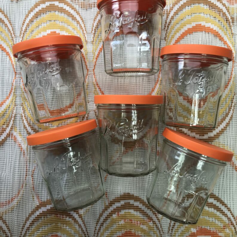 Lot de 6 confituriers le Parfait