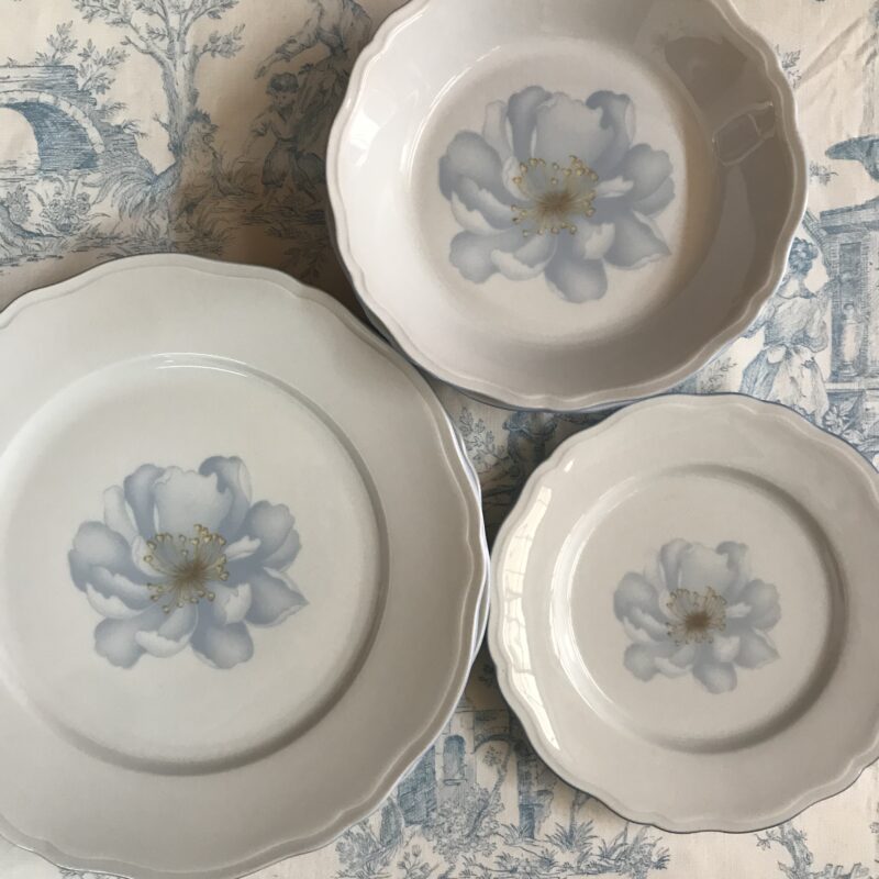 lot de 8 assiettes Lourioux