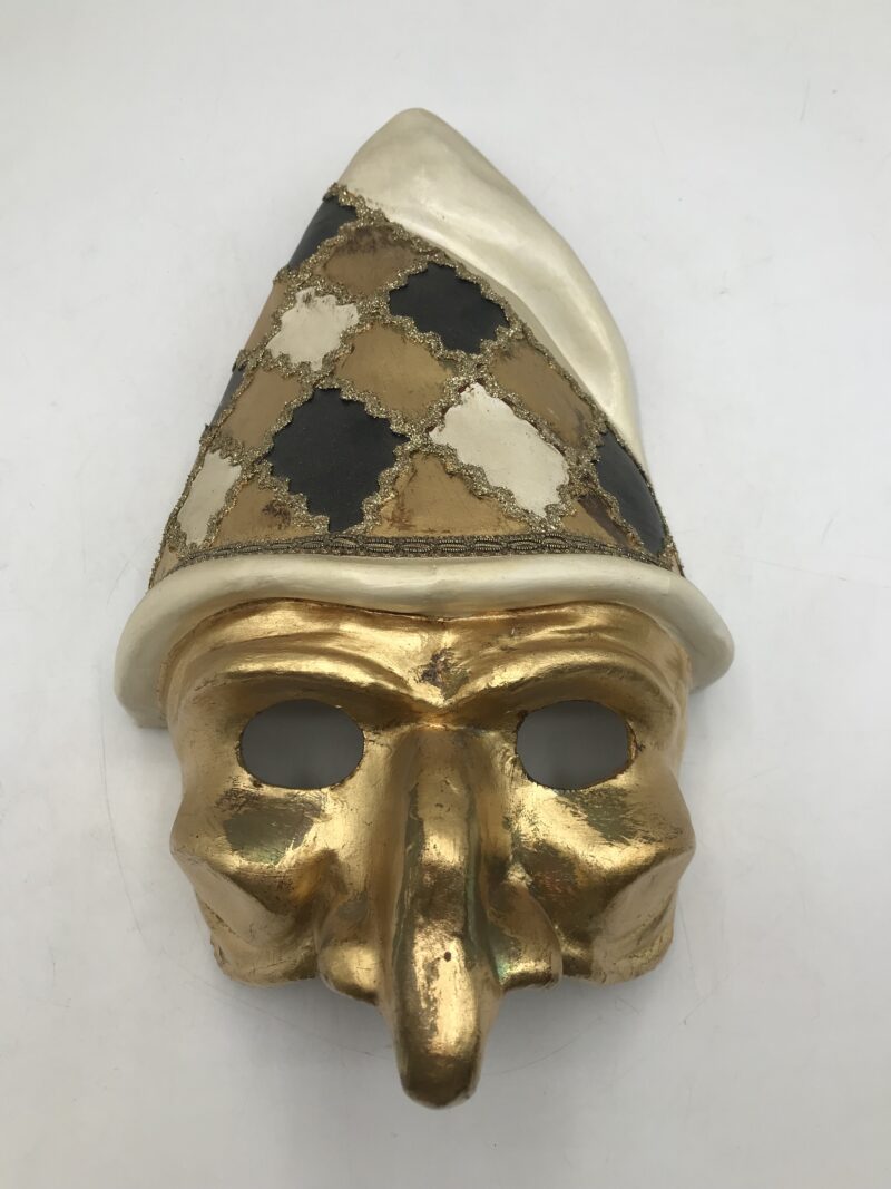 Masque vénitien Polichinelle "Pulcinella" – Image 2