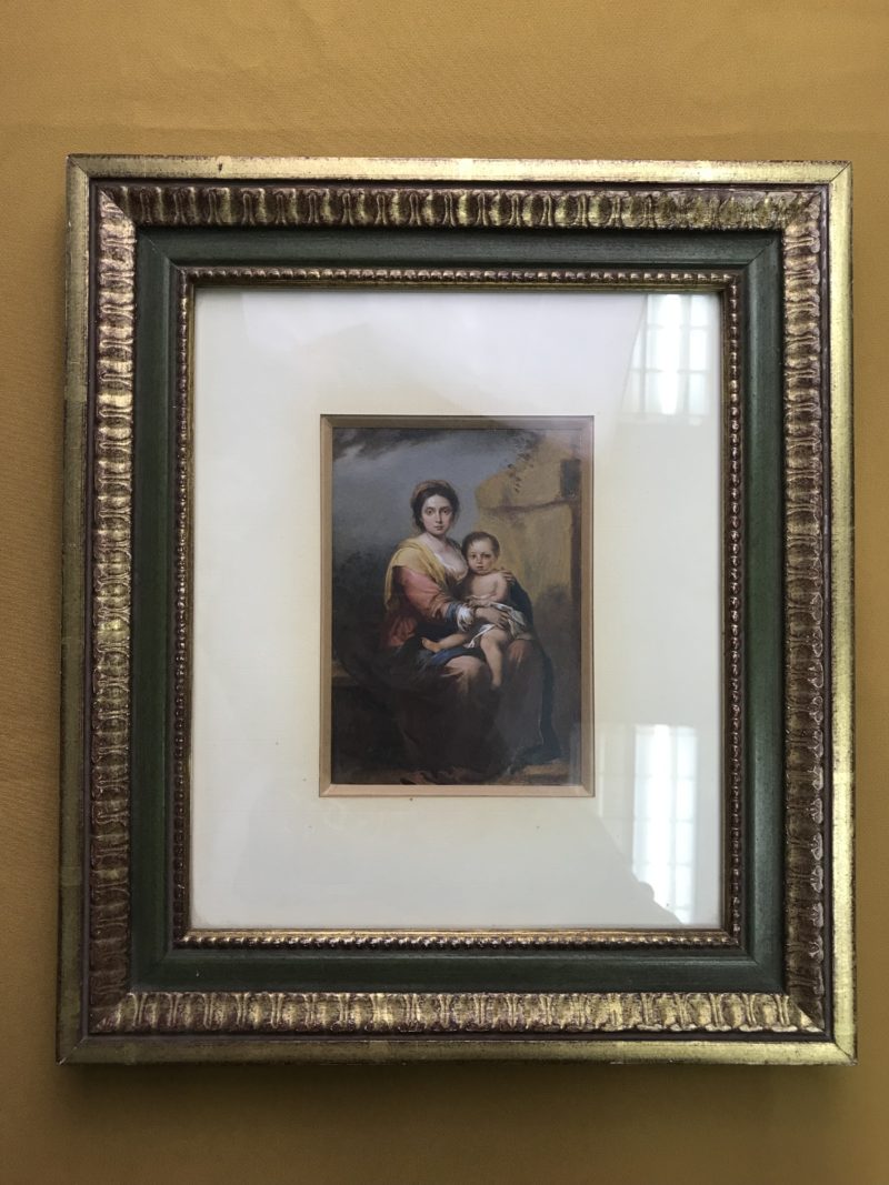 reproduction vierge enfant murillo