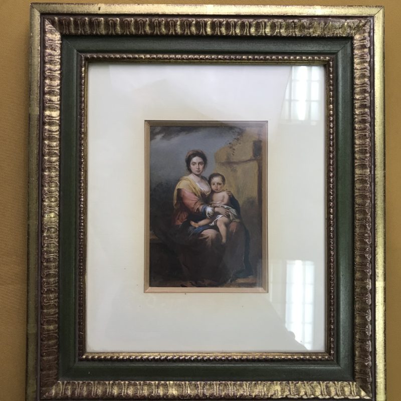 reproduction vierge enfant murillo