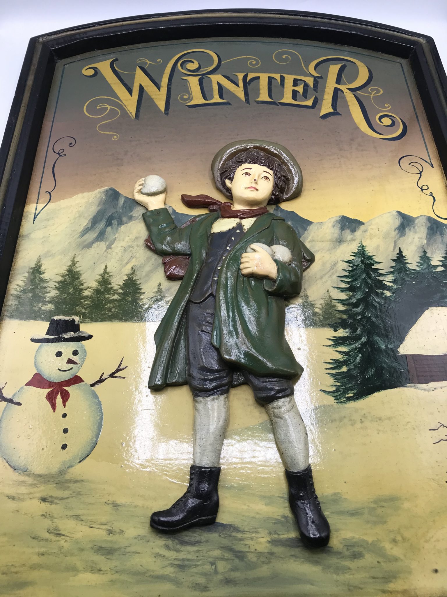 Tableau Country Corner « Winter » Ressourcerie Histoires Sans Fin
