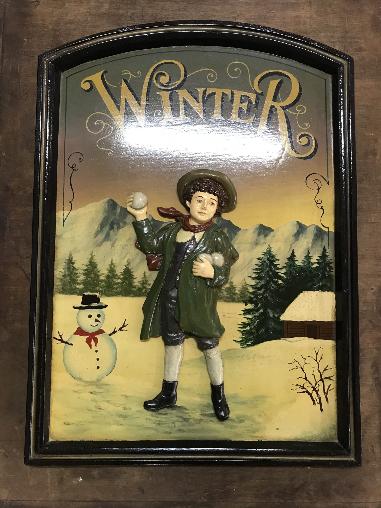 Tableau Country Corner « Winter » Ressourcerie Histoires Sans Fin