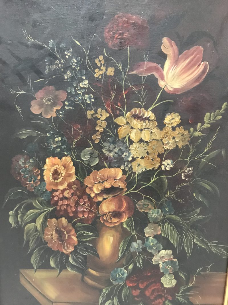Tableau nature morte signée Marwal – Image 3
