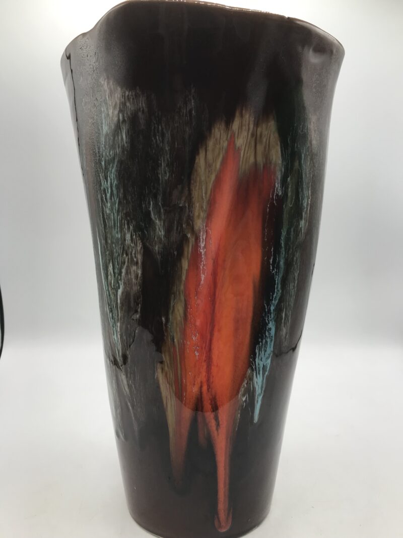 vase Vallauris flammé