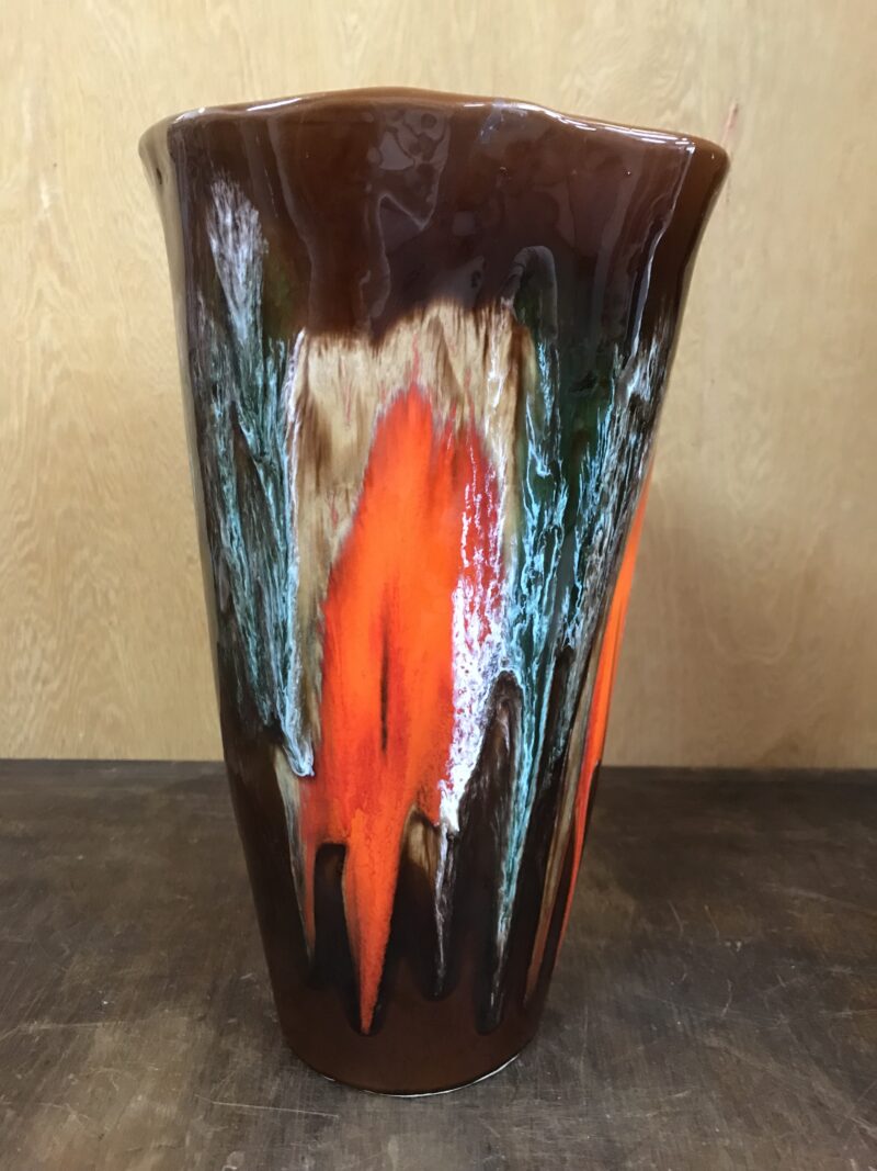 vase Vallauris flammé