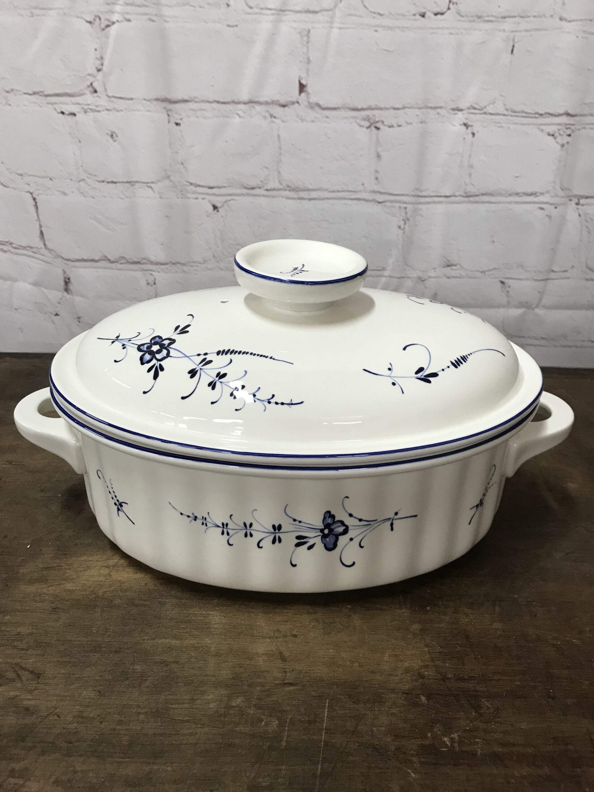 Cocotte plat Villeroy et Boch Vieux Luxembourg