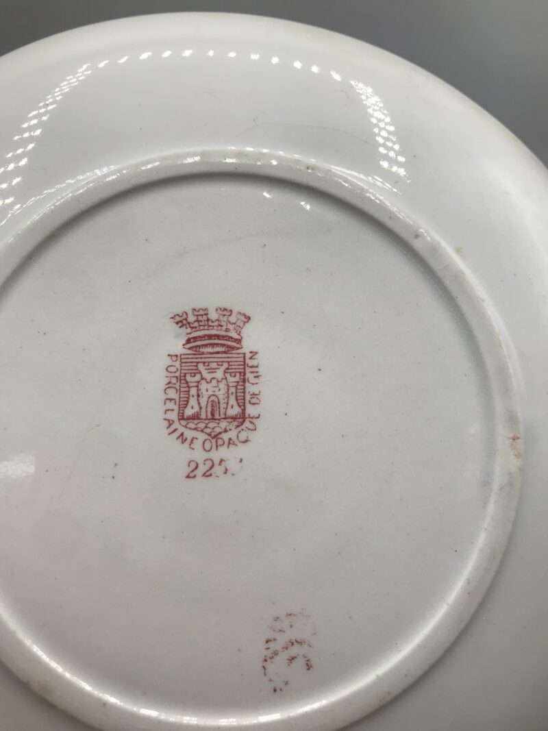 Ensemble de 4 assiettes à dessert Gien – Image 7