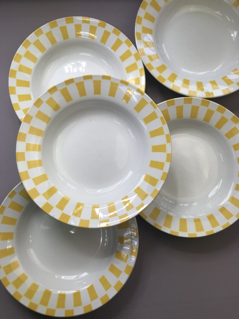 Lot de 5 assiettes creuses Prehat