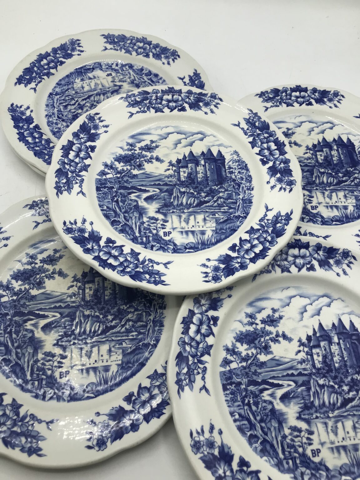Lot de 6 assiettes 17 cm céramique COCEMA de Fès, Maroc