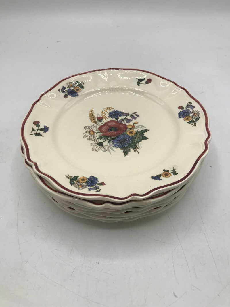 Lot de 7 petites assiettes Sarreguemines “Agreste” – Image 3