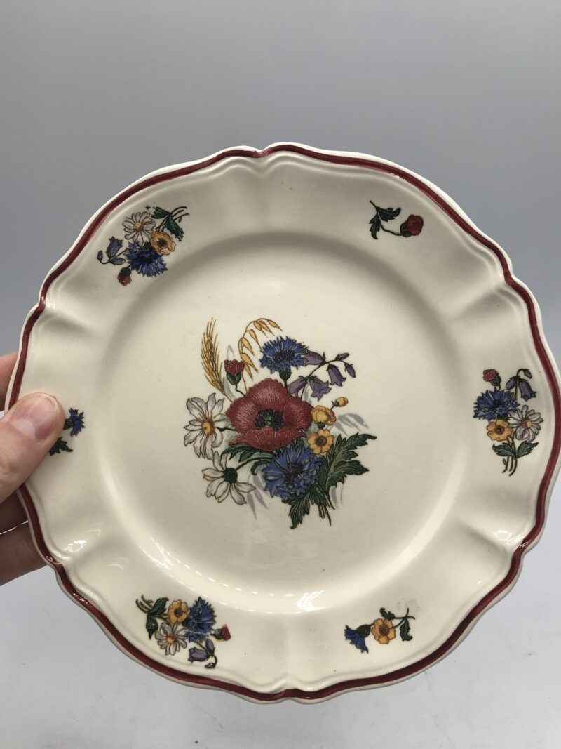 Lot de 7 petites assiettes Sarreguemines “Agreste” – Image 4
