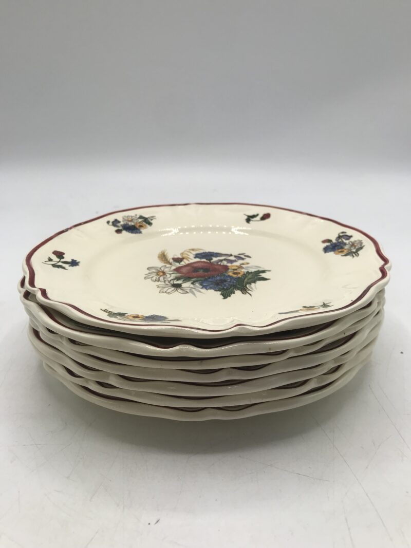 Lot de 7 petites assiettes Sarreguemines “Agreste” – Image 5