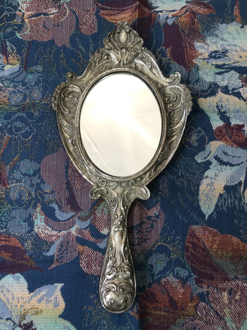 Miroir à main ancien vintage