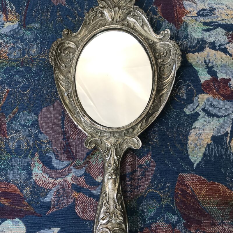 Miroir à main ancien vintage