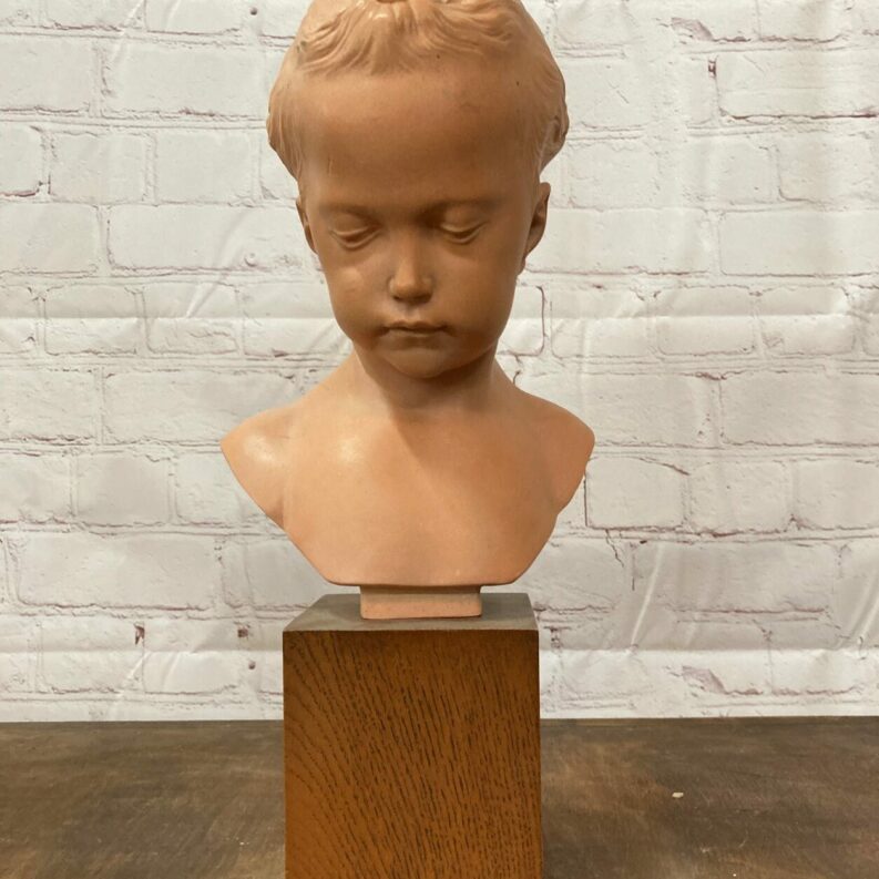 Buste La fillette aux nattes - JF Saly