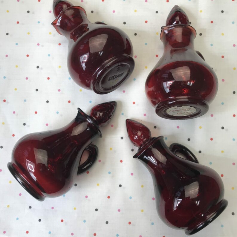 lot de 4 flacons AVON strawberry