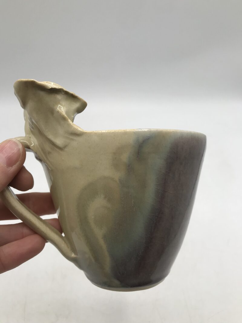 mug en céramique artisanal roses