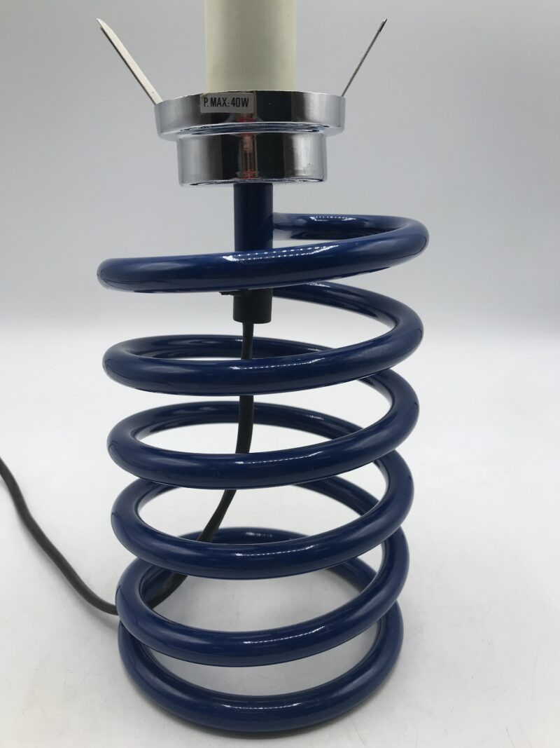 Lampe ressort métal chromé 1970 – Image 4