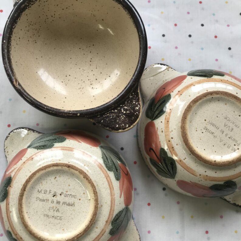 3 bols Normand MBFA Eva