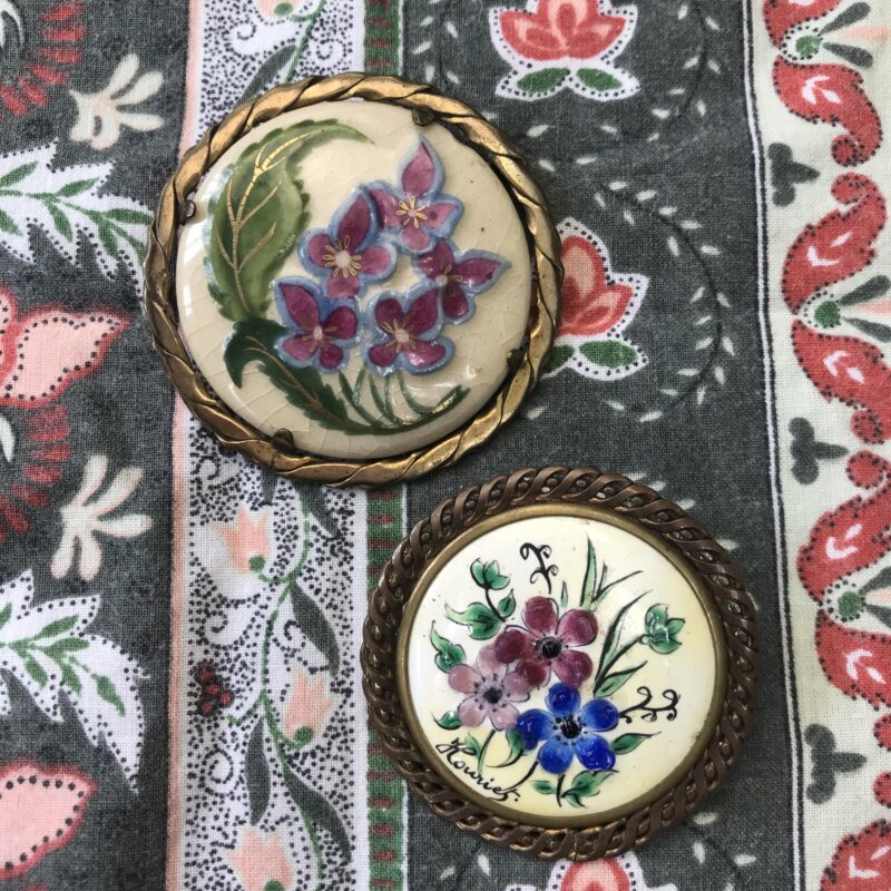 Duo de broches Vintage