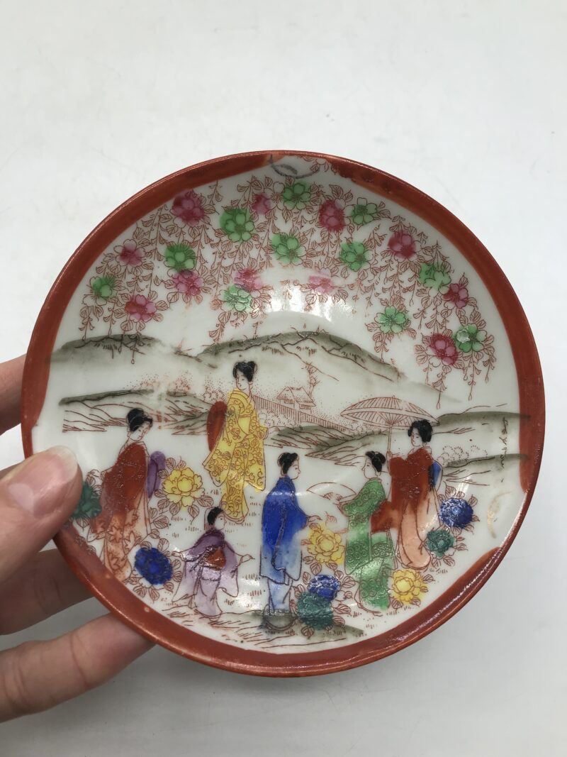 Lot de 7 petites assiettes Made in Japan