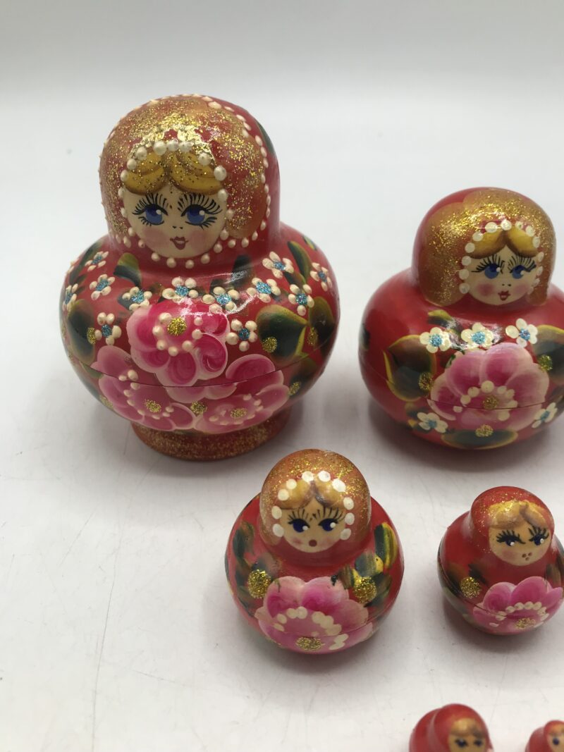 Matriochka Russe rouge – Image 6