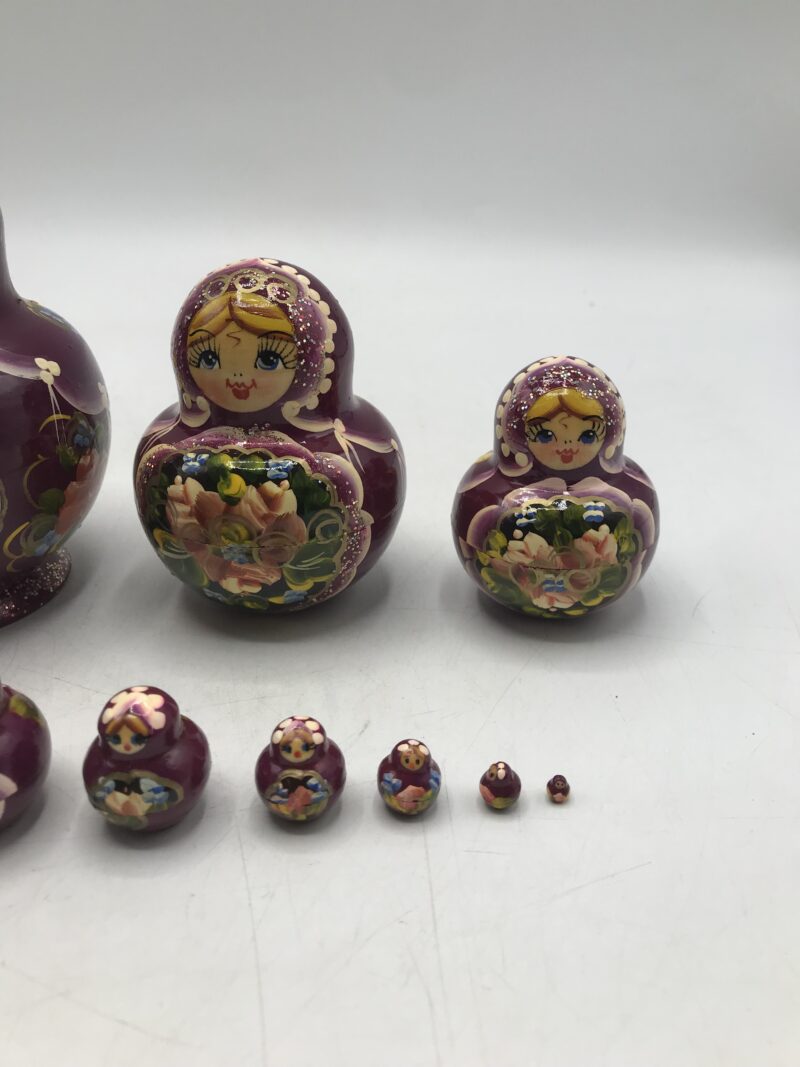Matriochka Russe violette – Image 4