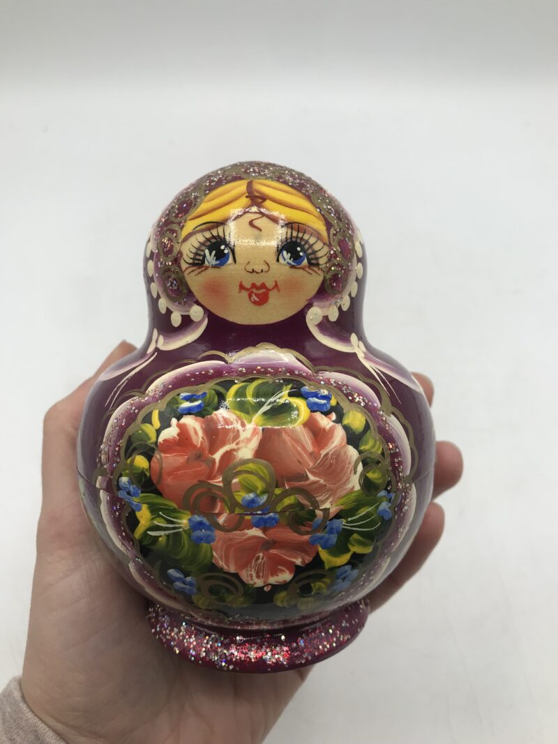 Matriochka Russe violette – Image 5