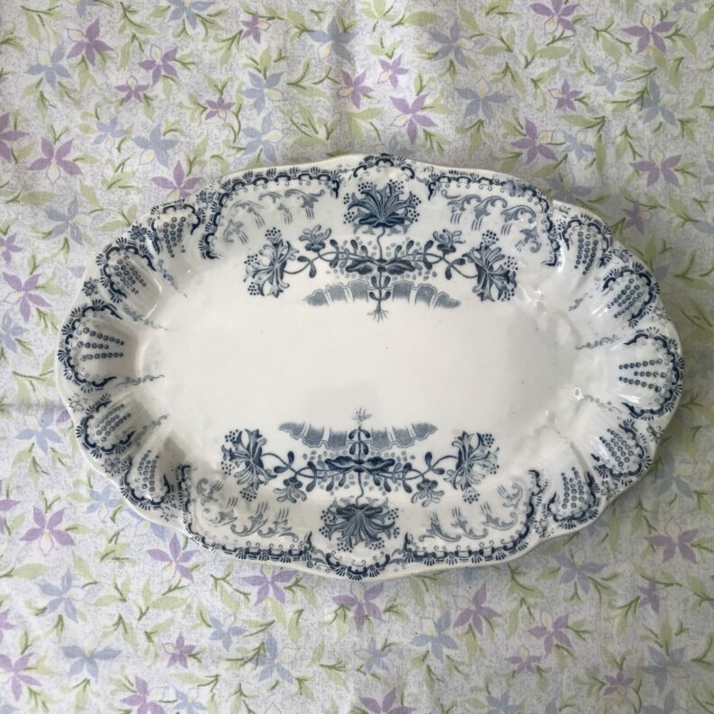 Ravier Terre de fer Régence St Amand