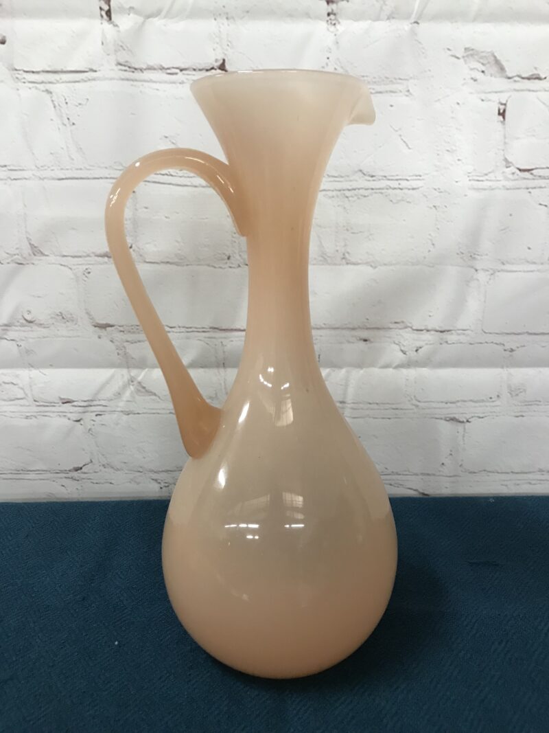 grand vase en rosaline vintage