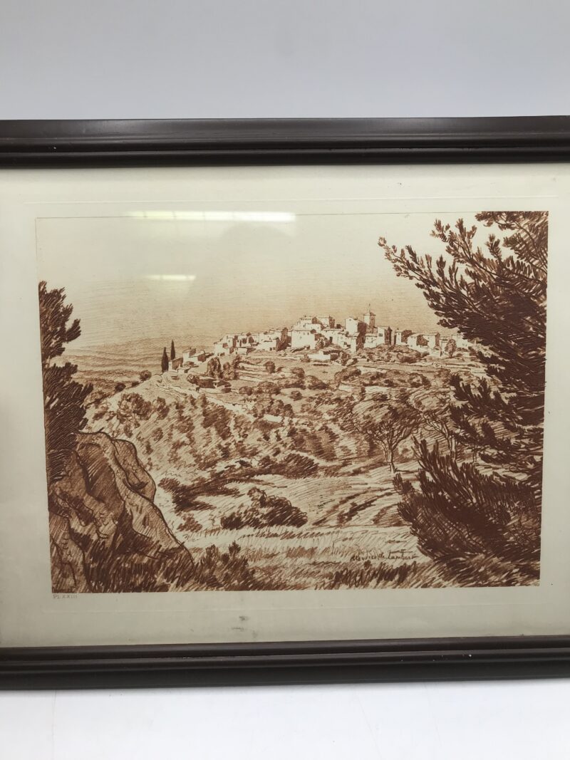 Gravure ancienne de MIMET par Maurice de Lambert – Image 4
