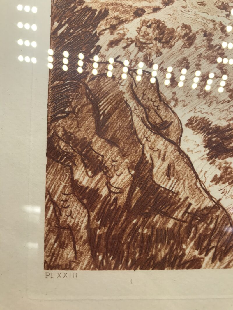 Gravure ancienne de MIMET par Maurice de Lambert – Image 6