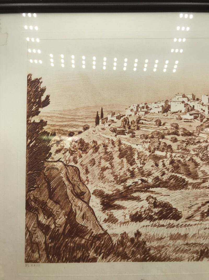 Gravure ancienne de MIMET par Maurice de Lambert – Image 7